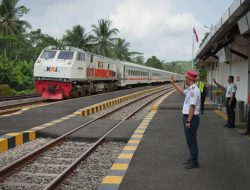 KAI Daop 2 Bandung Catat Ketepatan Waktu KA Berangkat 99,80% di Lebaran 2026