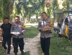 Polisi Hadir untuk Masyarakat, Polsek Rantau Selamat Rutin Salurkan Bantuan Sosial