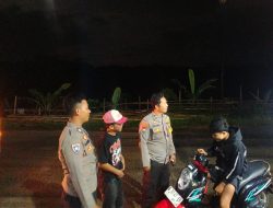 Giat Patroli Malam Hari Personil Polsek Cikulur Polres Lebak